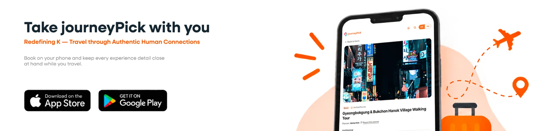 Take journeyPick with you — book on your phone and keep every experience detail close at hand while you travel.